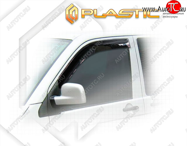 1 839 р. Дефлектора окон CA-Plastic  Volkswagen Caravelle  T5 (2002-2009) дорестайлинг (Classic полупрозрачный, Без хром. молдинга)  с доставкой в г. Пермь