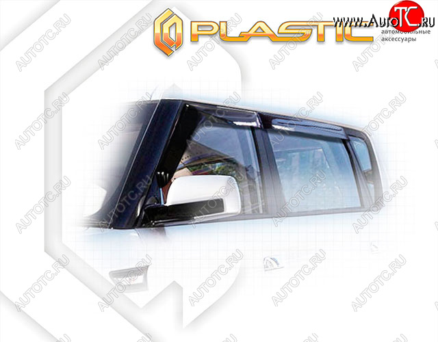 1 999 р. Ветровики дверей CA-Plastic  KIA Soul  AM (2011-2014) рестайлинг (Classic полупрозрачный)  с доставкой в г. Пермь
