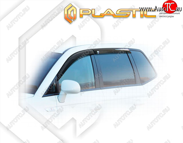 2 079 р. Ветровики дверей CA-Plastic SSANGYONG Stavic MPV5 (2013-2018) (Classic полупрозрачный, Без хром. молдинга)  с доставкой в г. Пермь