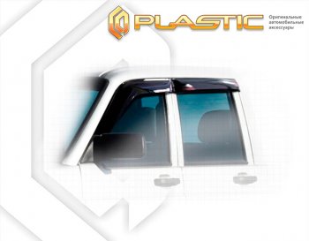 Дефлектора окон CA-Plastic Уаз Патриот  23632 (2014-2025) 1 рестайлинг пикап, 2-ой рестайлинг пикап