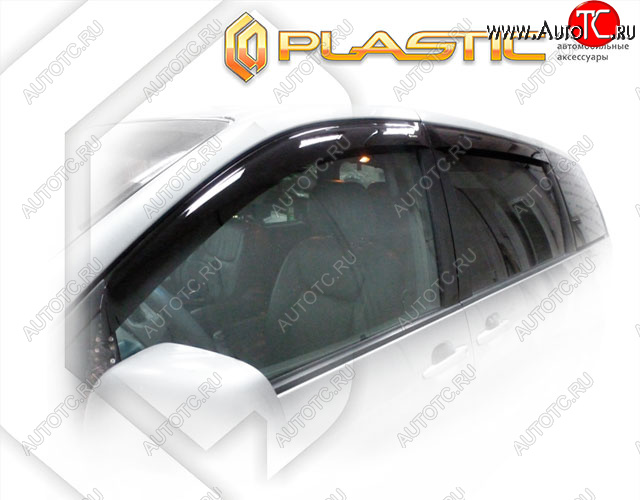 2 159 р. Дефлектора окон CA-Plastic  Toyota Sienna  XL20 (2003-2010) дорестайлинг, рестайлинг (Classic полупрозрачный, Без хром. молдинга)  с доставкой в г. Пермь