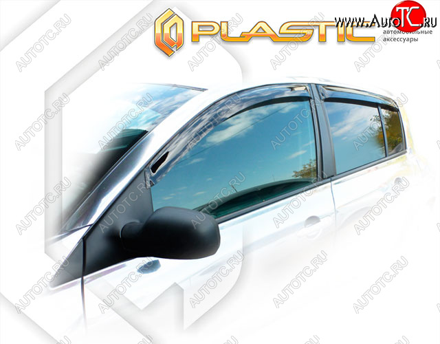 1 999 р. Дефлектора окон CA-Plastic  Renault Megane  хэтчбэк 5 дв. (2002-2006)  дорестайлинг (Classic полупрозрачный)  с доставкой в г. Пермь