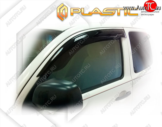 1 899 р. Дефлектора окон CA-Plastic  Toyota Tacoma  N200 (2004-2011) PickUp RegularCab дорестайлинг (Classic полупрозрачный, Без хром. молдинга)  с доставкой в г. Пермь