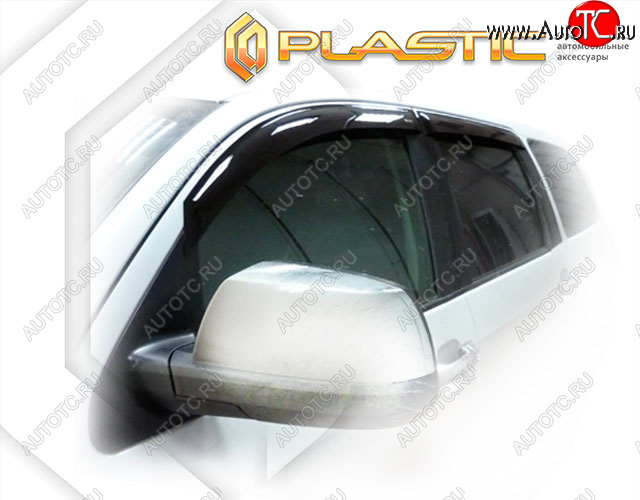 2 079 р. Дефлектора окон CA-Plastic  Toyota Sequoia (2004-2007) XK30, XK40 рестайлинг (Classic полупрозрачный, Без хром. молдинга)  с доставкой в г. Пермь