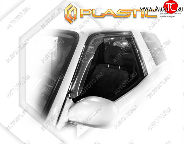 1 839 р. Дефлектора окон CA-Plastic  Toyota RAV4  XA10 (1994-2000) 3 дв. дорестайлинг, 3 дв. рестайлинг (Classic полупрозрачный, Без хром. молдинга)  с доставкой в г. Пермь