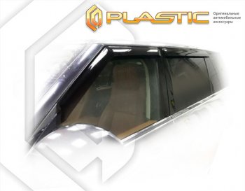 Дефлектора окон (на Long версию)CA-Plastic Land Rover Range Rover  4 L405 (2012-2022) дорестайлинг, рестайлинг (Classic полупрозрачный)