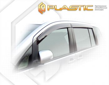 2 079 р. Дефлектора окон CA-Plastic  Toyota Isis  XM10 (2009-2017) 2-ой рестайлинг (серия Classic полупрозрачный, Без хром. молдинга)  с доставкой в г. Пермь. Увеличить фотографию 2