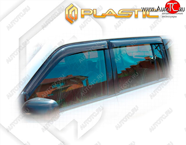 1 999 р. Дефлектора окон CA-Plastic  Toyota Succeed  XP50,XP160 (2014-2020) рестайлинг (Classic полупрозрачный, Без хром. молдинга, Крепление только на скотч)  с доставкой в г. Пермь