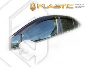 2 099 р. Дефлектора окон CA-Plastic Toyota Corolla E210 седан дорестайлинг (2018-2022) (серия Classic полупрозрачный)  с доставкой в г. Пермь. Увеличить фотографию 2
