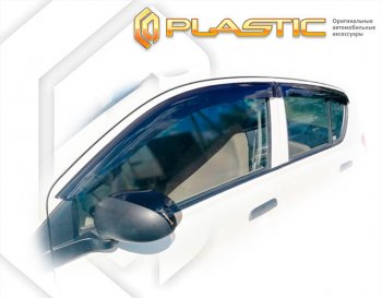 Ветровики дверей CA-Plastic Mazda Carol  HB25S, HB35S (2009-2014) хэтчбек 5 дв. (Classic полупрозрачный)