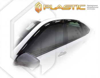 1 999 р. Дефлектора окон CA-Plastic Лада Гранта FL 2191 лифтбэк рестайлинг (2018-2025) (серия Classic полупрозрачный, Без хром. молдинга)  с доставкой в г. Пермь. Увеличить фотографию 2
