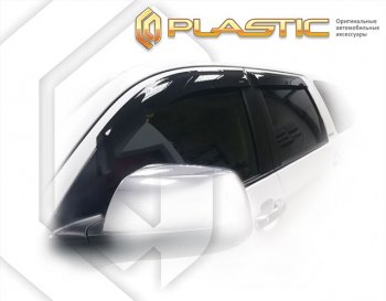 2 079 р. Дефлектора окон CA-Plastic  Toyota Sequoia (2007-2017) XK60 дорестайлинг (серия Classic полупрозрачный)  с доставкой в г. Пермь. Увеличить фотографию 2