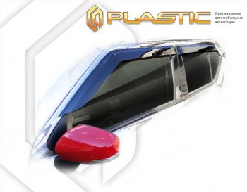 1 899 р. Дефлектора окон CA-Plastic Suzuki Ignis (2016-2025) (серия Classic полупрозрачный)  с доставкой в г. Пермь. Увеличить фотографию 2