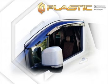 1 899 р. Дефлектора окон CA-Plastic  Toyota Hiace  H300 (2019-2025) минивэн дорестайлинг (серия Classic полупрозрачный)  с доставкой в г. Пермь. Увеличить фотографию 2