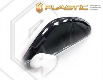 Дефлектора окон CA-Plastic Toyota Avensis  T220 седан (2000-2003) рестайлинг (Classic полупрозрачный)