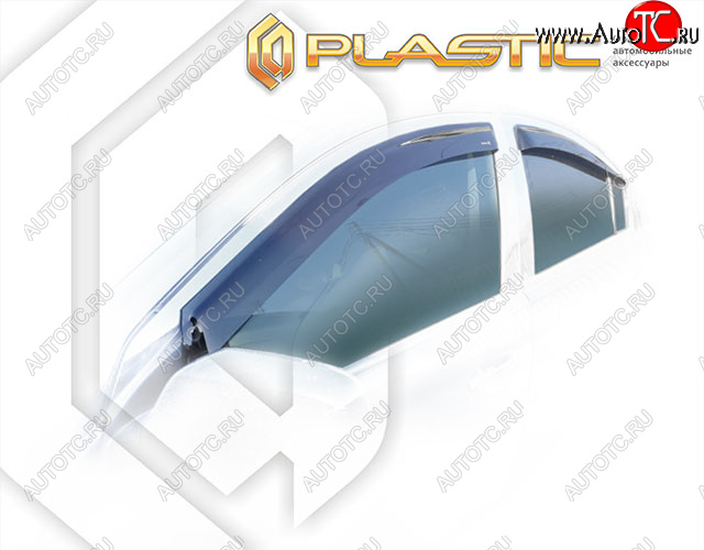 1 999 р. Дефлектора окон CA-Plastic  Mitsubishi Galant  9 (2004-2009) седан (Classic полупрозрачный)  с доставкой в г. Пермь
