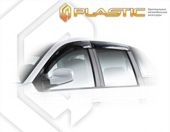 Ветровики дверей CA-Plastic Hyundai Matrix  1 FC (2005-2008) 1-ый рестайлинг (Classic полупрозрачный)