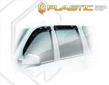 Дефлектора окон CA-Plastic Лада Ларгус (2021-2025) рестайлинг R90 (Classic полупрозрачный)