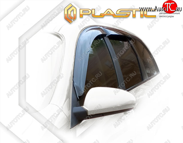 1 999 р. Дефлектора окон CA-Plastic  Nissan Primera  3 универсал (2002-2008) P12 (Classic полупрозрачный, Без хром. молдинга)  с доставкой в г. Пермь