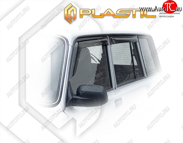1 839 р. Дефлектора окон CA-Plastic  Лада 2104 (1984-2012) (Classic полупрозрачный)  с доставкой в г. Пермь
