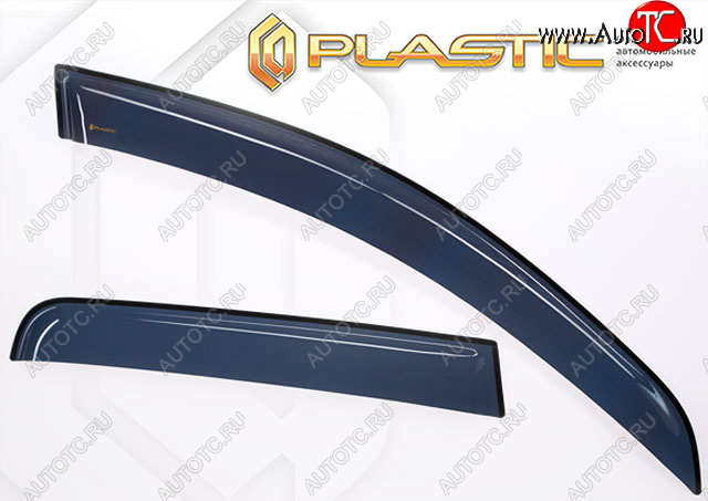 2 599 р. Дефлектора окон CA-Plastic Лада 2105 (1979-2010) (серия Classic полупрозрачный)  с доставкой в г. Пермь