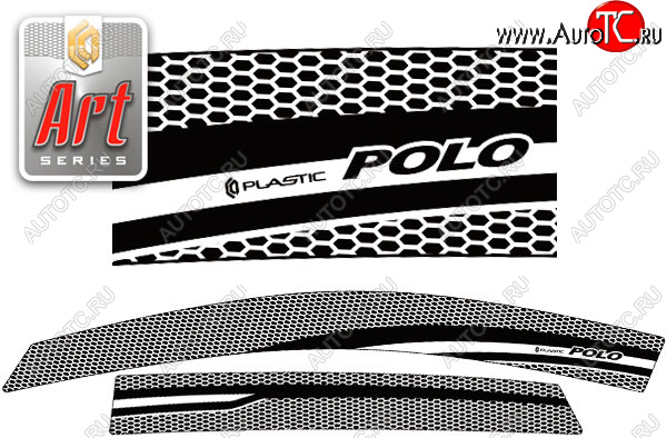 2 159 р. Ветровики дверей CA-Plastic Volkswagen Polo 5 (2015-2020) хэтчбек рестайлинг (Серия Art черная, без хром. молдинга) с доставкой в г. Пермь Увеличить фотографию 1 2 159 р. Ветровики дверей CA-Plastic Volkswagen Polo 5 (2015-2020) хэтчбек рестайлинг (Серия Art черная, без хром. молдинга) с доставкой в г. Пермь
