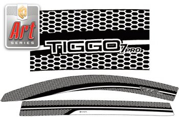  Дефлектора окон CA-Plastic Chery Tiggo 7 PRO (2019-2025)