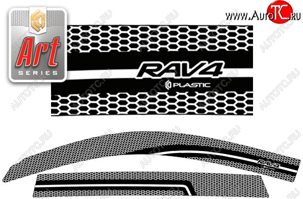 2 199 р. Ветровики дверей CA-Plastic Toyota RAV4 XA30 (2003-2008) 5 дв. удлиненный дорестайлинг (Серия Art графит, без хром. молдинга) с доставкой в г. Пермь Увеличить фотографию 1 2 199 р. Ветровики дверей CA-Plastic Toyota RAV4 XA30 (2003-2008) 5 дв. удлиненный дорестайлинг (Серия Art графит, без хром. молдинга) с доставкой в г. Пермь