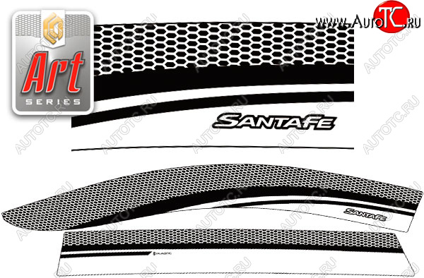 2 399 р. Ветровики дверей CA-Plastic Hyundai Santa Fe TM (2018-2022) дорестайлинг, рестайлинг (Серия Art графит, без хром. молдинга) с доставкой в г. Пермь Увеличить фотографию 1 2 399 р. Ветровики дверей CA-Plastic Hyundai Santa Fe TM (2018-2022) дорестайлинг, рестайлинг (Серия Art графит, без хром. молдинга) с доставкой в г. Пермь