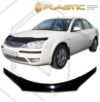 Дефлектор капота (exclusive) CA-Plastic Ford Mondeo (2000-2007) Mk3,B4Y дорестайлинг, седан, Mk3,B4Y рестайлинг, седан