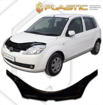 Дефлектор капота (exclusive) CA-Plastic Mazda Demio  2 DY (2005-2007) рестайлинг