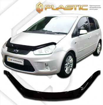 Дефлектор капота (exclusive) CA-Plastic Ford C-max  Mk1 (2007-2010) рестайлинг