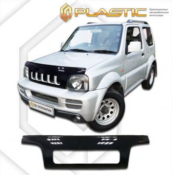 Дефлектор капота (exclusive) CA-Plastic Suzuki Jimny  JB23/JB43 (1998-2012) дорестайлинг, 1-ый рестайлинг