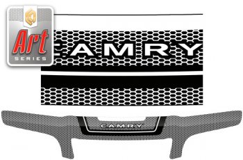 Дефлектор капота CA-Plastic Toyota Camry  V40 (1994-1998) (Art чёрная)