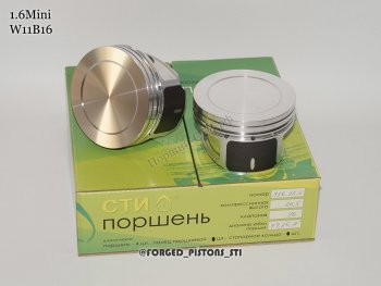 19 399 р. Поршни (1,6 W11B16 под кольца 1,2/1,5/2,0) СТИ Mini Cooper 4 (2014-2025) (диаметр поршня: 77,00 мм)  с доставкой в г. Пермь. Увеличить фотографию 2