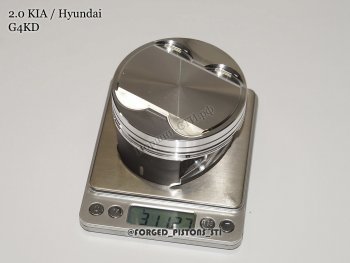 18 199 р. Поршни (KIA, Hyundai 2,0 G4KD под кольца 1,2/1,2/2,0) СТИ Hyundai IX35 NU рестайлинг (2020-2025) (диаметр поршня: 86,00 мм)  с доставкой в г. Пермь. Увеличить фотографию 4