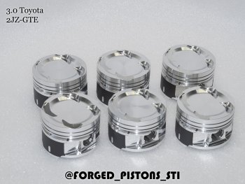 Поршни (Toyota 3,0 2JZ-GTE (V=15,2) под кольца 1,2/1,5/4,0) СТИ Toyota Aristo 1 (1991-1997) (диаметр поршня: 86.50 мм)
