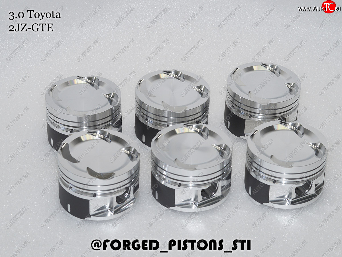 28 799 р. Поршни (Toyota 3,0 2JZ-GTE (V=15,2) под кольца 1,2/1,5/4,0) СТИ Toyota Aristo 1 (1991-1997) (диаметр поршня: 86.50 мм)  с доставкой в г. Пермь