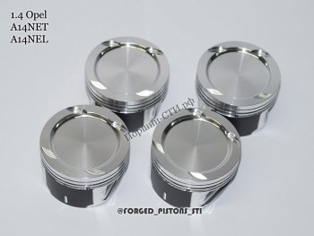 Поршни (Opel 1.4l A14NET под кольца 1,2/1,2/2,0) СТИ Chevrolet Cruze J300 седан дорестайлинг (2009-2012) (диаметр поршня: 72.5 мм)