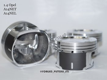 Поршни (Opel 1.4l A14NET под кольца 1,2/1,5/2,0) СТИ Chevrolet Cruze J300 седан дорестайлинг (2009-2012) (диаметр поршня: 72.50 мм)