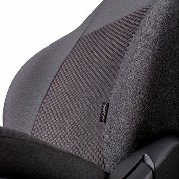 6 349 р. Чехлы сидений Lord Autofashion Дублин (жаккард, 60/40, раздельная задняя спинка, 2П+2Г-образ. подголовника) Лада Приора 2172 хэтчбек дорестайлинг (2008-2014) (Серый, стежок серый)  с доставкой в г. Пермь. Увеличить фотографию 2