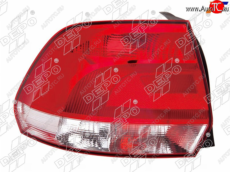 4 799 р. Левый фонарь задний DEPO Volkswagen Polo 5 седан дорестайлинг (2009-2015)  с доставкой в г. Пермь