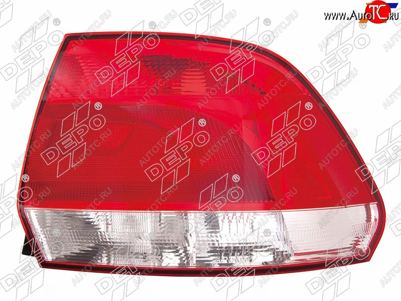 4 799 р. Правый фонарь задний DEPO Volkswagen Polo 5 седан дорестайлинг (2009-2015)  с доставкой в г. Пермь