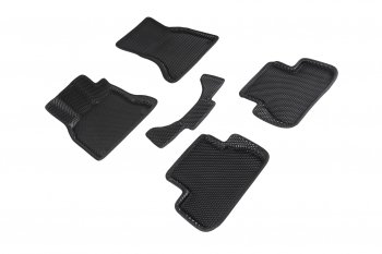 Коврики в салон EVA (3D, ромб, чёрные) Seintex Audi A4  B8 (2007-2015) дорестайлинг, седан, дорестайлинг, универсал, рестайлинг, седан, рестайлинг, универсал