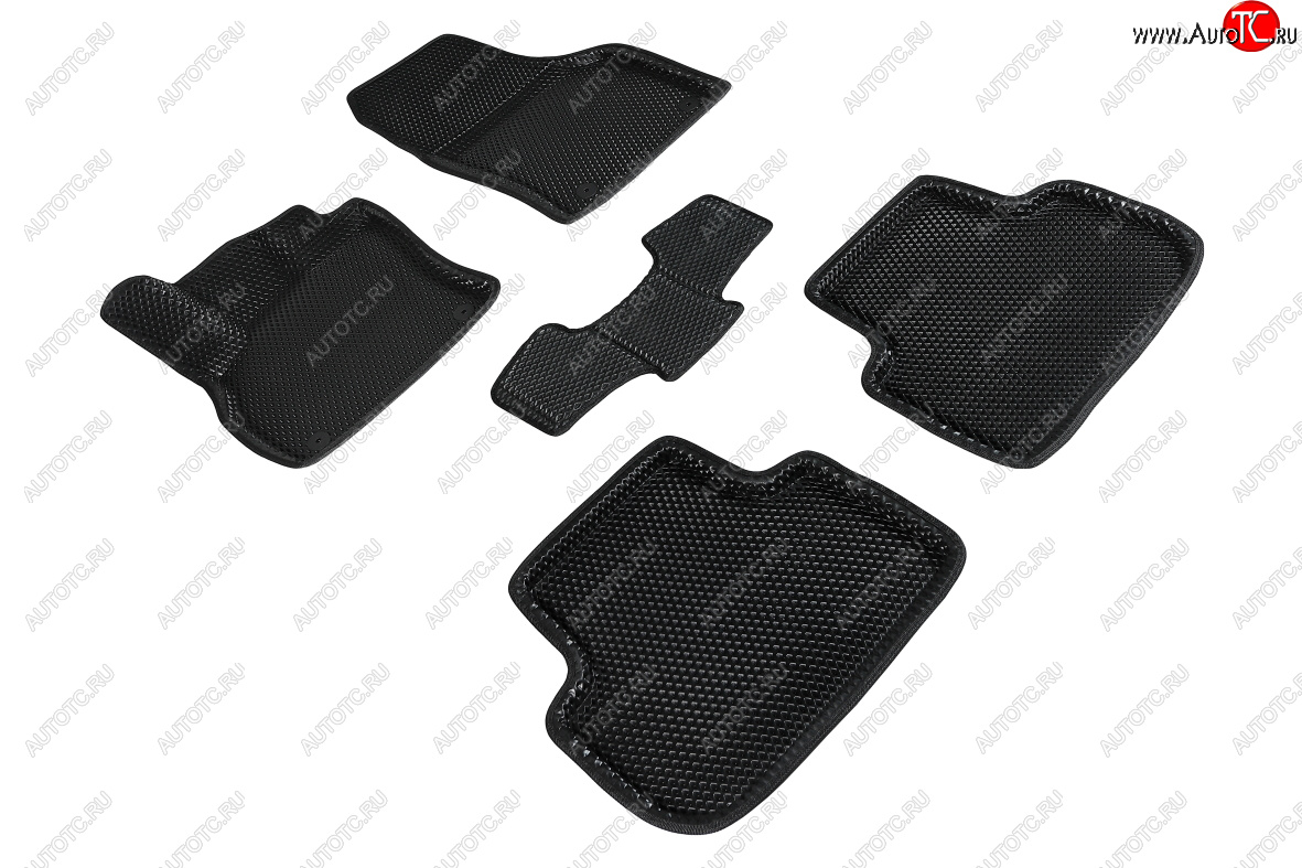 5 699 р. Коврики в салон EVA (3D, ромб, чёрные) Seintex Audi Q3 F3 (2018-2022)  с доставкой в г. Пермь