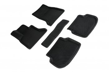 Коврики в салон EVA (3D, ромб, чёрные) Seintex BMW 5 серия  F10 (2009-2013) седан дорестайлинг