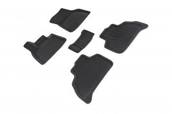 5 699 р. Коврики в салон EVA (3D, ромб, чёрные) Seintex BMW X5 G05 (2018-2022)  с доставкой в г. Пермь. Увеличить фотографию 2