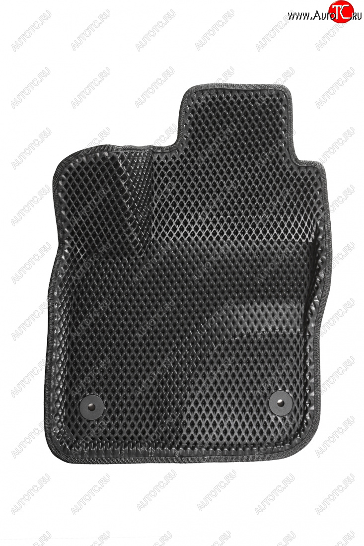 5 399 р. Коврики в салон EVA (МКПП, 3D, ромб, чёрные) Seintex Ford Focus 3 седан рестайлинг (2014-2019)  с доставкой в г. Пермь