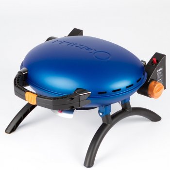 27 699 р. Гриль газовый O-GRILL 500 синий (в комплекте адаптер тип А) + подарок - шланг для бытового баллона O-GRILL 500-blue  с доставкой в г. Пермь. Увеличить фотографию 1
