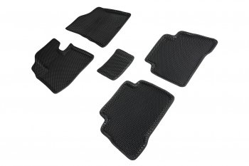 Коврики в салон EVA (3D, ромб, чёрные) Seintex KIA Sorento  XM (2012-2015) рестайлинг